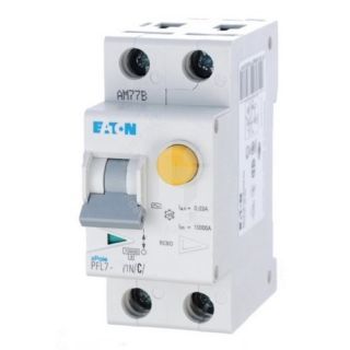 Диференціальний автоматичний вимикач Eaton 1 + N 25A 6кА х-ка С
