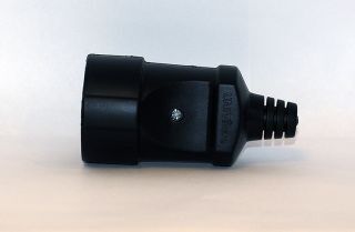 Розетка однофазна 16А 220-240V каучук IP44 Lumex