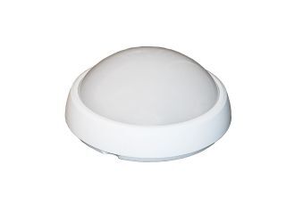 Светодиодный светильник ЖКХ накладной влагозащищённый ELCOR 713008 круг 12Вт (220x220) 4200K 900Лм IP54