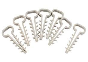 Дюбель - ялинка  (затиск)  8 mm  для плоск.каб (100 шт) ELCOR