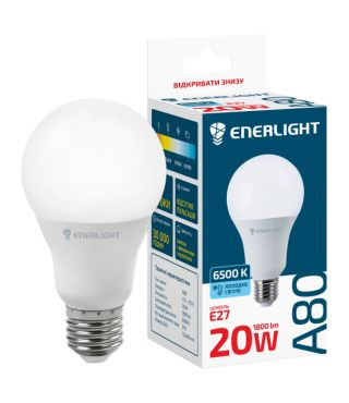 Лампа світлодіодна ENERLIGHT A80 20ВТ 6500K E27