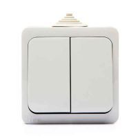 220 TM MERA IP54 ВИМИКАЧ ПОДВІЙНИЙ ПРОХІДНІЙ