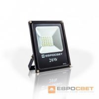 Прожектор 20W 1100Lm 6400K IP65 EVRO LIGHT ES-20-01 SMD