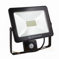 Прожектор c датчиком руху 50w 4000Lm 6400K IP65 EVRO LIGHT EV-50-01 HM