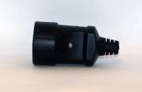 Розетка однофазна 16А 220-240V каучук IP44 Lumex