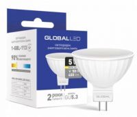 LED лампа Global MR16 5W тепле світло GU5.3 (1-GBL-113)