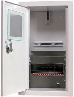 Корпус e.mbox.stand.w.08.z металевий, під 8 мод., що вбудовується, з замком